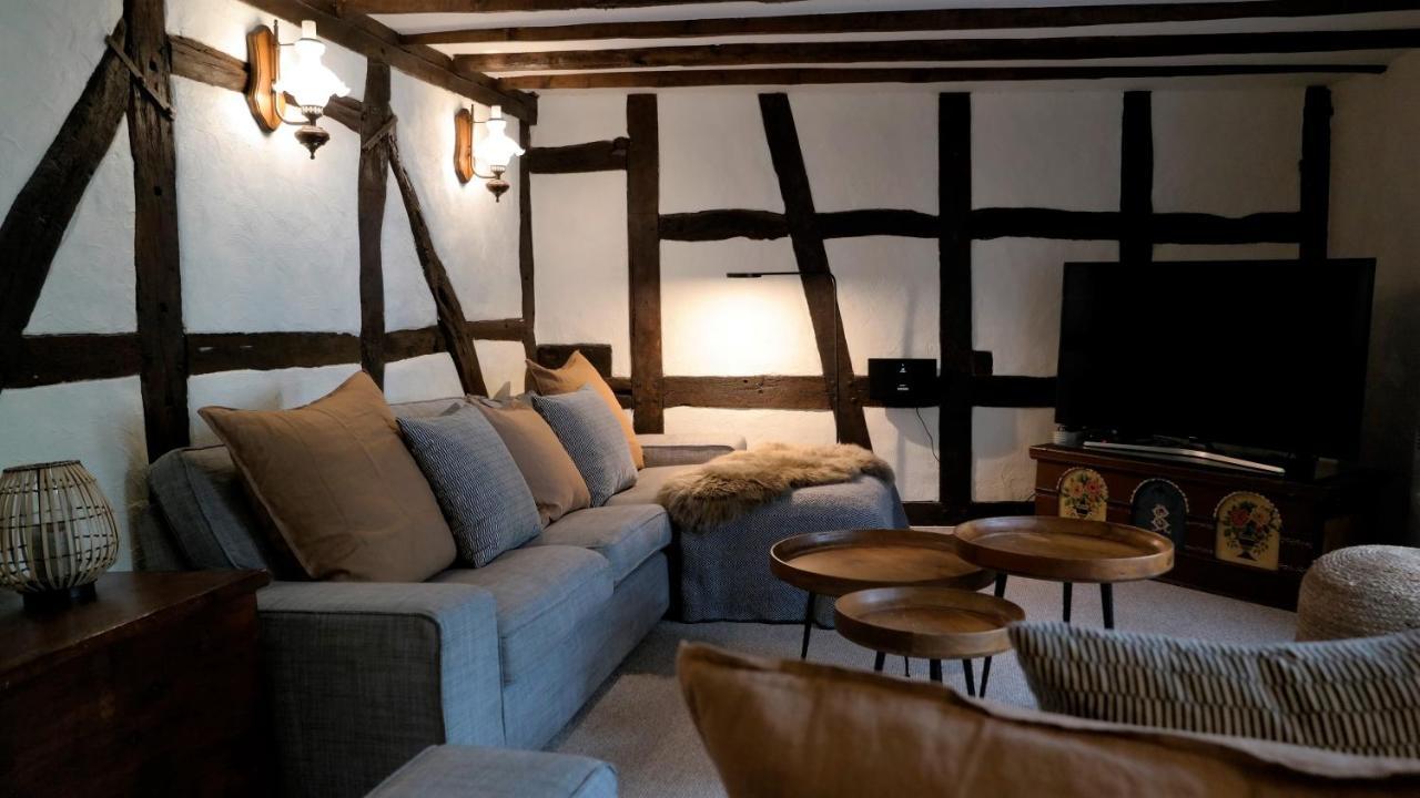 Holiday House Burgblick1 With Terrace - Vosproperties Monschau Bagian luar foto